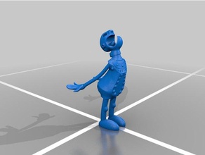 perché-grido sculture fantasia uomo la scultura 3d print model - Mito3D