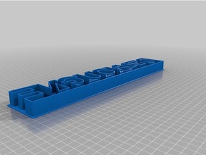 delhougne cortador de galletas cocina y comedor personalizado 3d print model - Mito3D