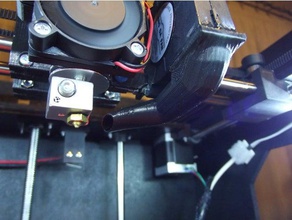 blower fan duct 3d printer accessories 3d print model - Mito3D