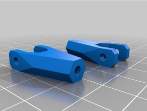 sculptr delta extruder arm endpieces m3 m4 threaded rod 3d printer parts 3d print model - Mito3D