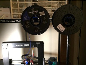 spool-Halter rack-Regal 3d Drucker Zubehör Halterung filament filament-Halter filament-Spule Regal die Regale spool Draht Draht-Regale 3d print model - Mito3D