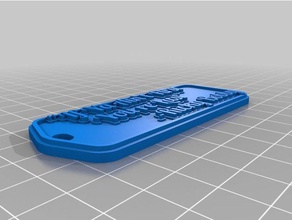 ricky bobby llavero llaveros personalizado 3d print model - Mito3D
