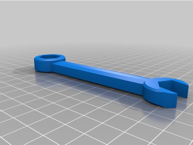 14mm spanner printer friendly diy wrench 3D print model - Mito3D