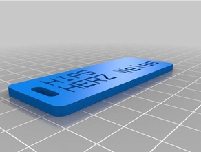 caderas herz weiss organización personalizado 3d print model - Mito3D