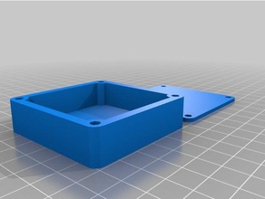 il mio personalizzato personalizzazione del coperchio della scatola di fori per le viti fai da te su misura 3d print model - Mito3D