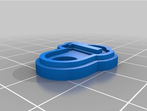 1 tag keychains customized 3d print model - Mito3D