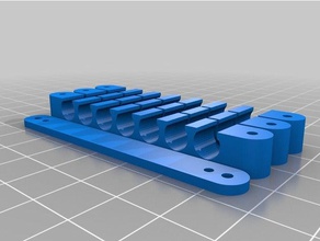 remixato cavo ethernet manager parametrico utensili & caselle su misura 3d print model - Mito3D