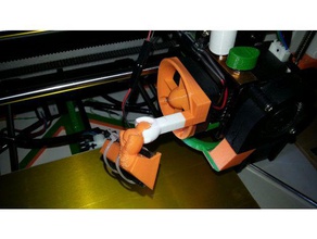 extruder fan cober 40mm & flex light mount 3d printer accessories 3d print model - Mito3D