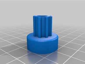 my customized parametric pulley - lots tooth profiles 3d printer parts 3d print model - Mito3D