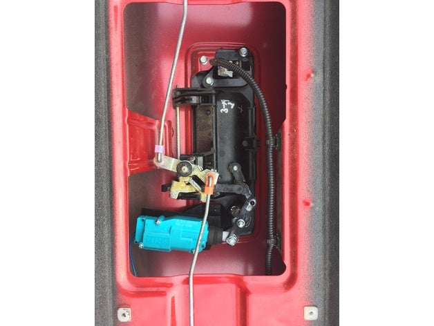 2015 tundra cerradura del portón de solenoide soporte la automoción 3D print model - Mito3D