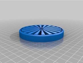 oversized hi cap coaster household supplies 3d print model - Mito3D