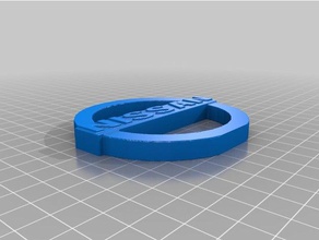 nissan business card stand office holder 3d print model - Mito3D