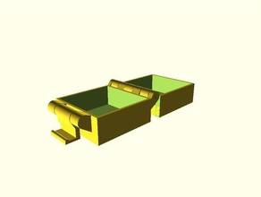 fibbia box v2 3d print model - Mito3D