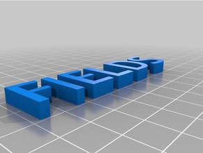 Felder kundengebundene 3d print model - Mito3D