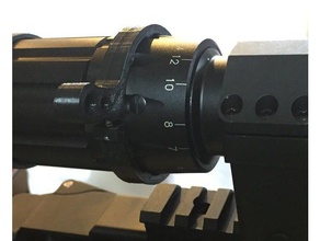 alcance de tiro la palanca - swfa ss hd 5-20x50 deporte y al aire libre 3d print model - Mito3D