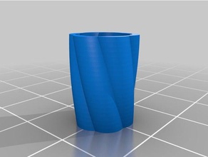 rotate extrude cup containers 3d print model - Mito3D