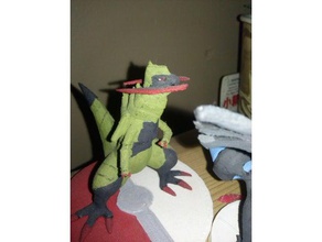 haxorus creatures pokemon figures 3d print model - Mito3D