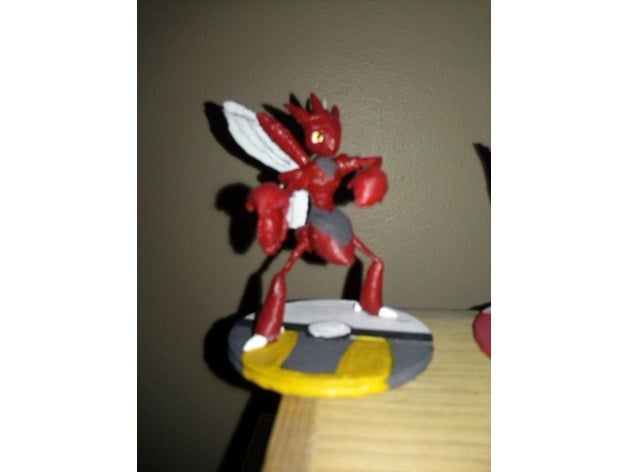 scizor les créatures pokemon chiffres 3D print model - Mito3D