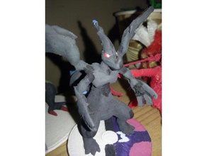 zekrom le creature pokemon figure 3d print model - Mito3D