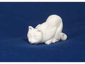 jean gordon's carvings crouching cat scans & replicas einscan-s gordon prusa original i3 mk2 scanmanster plus simplify3d 3d print model - Mito3D