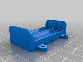 my customized parametric spring contacts battery box aa cells electronics 3d print model - Mito3D