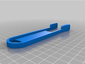 my customized bladekey - toyota yaris key + 2 keychains 3d print model - Mito3D