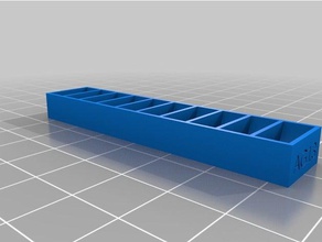 my customized parametric coin cell holder tool holders & boxes 3d print model - Mito3D