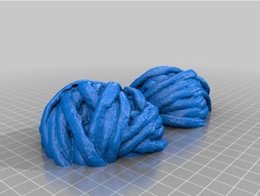 split ball wool games catan settlers 3d print model - Mito3D