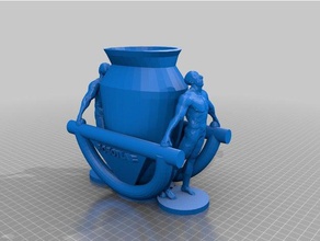 robotlab vase 3d-drucken besten Drucker feyenoord rotterdam robertuskeers yahoo 3d print model - Mito3D