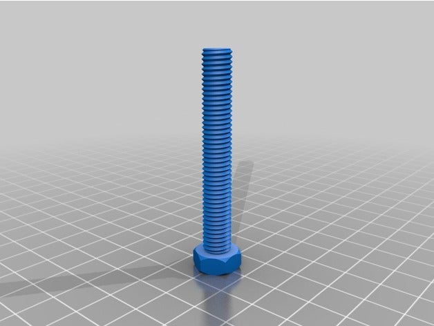 bullone m8 55mm parti su misura 3D print model - Mito3D