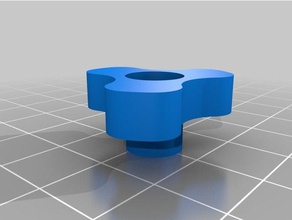 thumb screw cap diy thumbscrew 3d print model - Mito3D