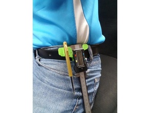 vernier clip de cinturón diy 3d print model - Mito3D