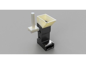 hopper extension drängen tool grinder - double gear Küche und Esszimmer 3d print model - Mito3D