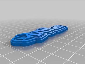 archer Schlüsselanhänger kundengebundene 3d print model - Mito3D