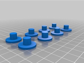 bearing holder caps gadgets customized 3d print model - Mito3D