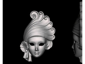 máscara - maschera tipica italiana di venezia esculturas a arte italia itália feito mascherina de veneza 3d print model - Mito3D