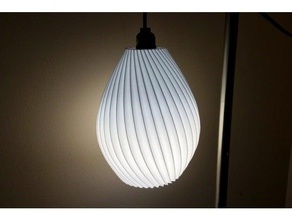 hanging lamp shade decor lampshade light lighting petg 3d print model - Mito3D