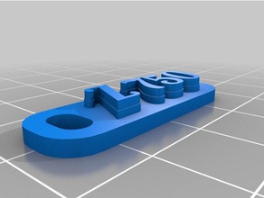 z 750 Schlüsselanhänger kundengebundene 3d print model - Mito3D