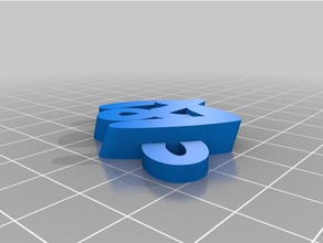 l&j ist Schlüsselanhänger kundengebundene 3d print model - Mito3D