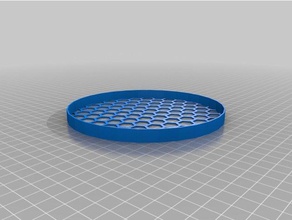 my customized round hex pattern diy 3d print model - Mito3D