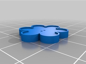 il mio personalizzato bouton mercerie parametrique accessori su misura 3d print model - Mito3D