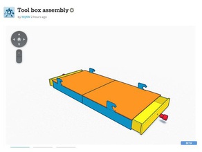 tool box prusa i3 mk2 3d printer accessories 3d print model - Mito3D