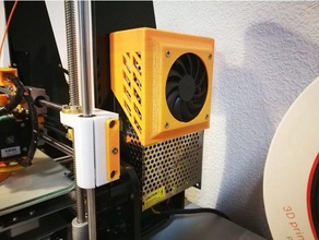 ventilateur de boîtier 80x10mm anet a8 alimentation Imprimante 3d accessoires fan bloc d'alimentation 3d print model - Mito3D