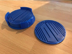 medico coaster set arredamento 3d print model - Mito3D