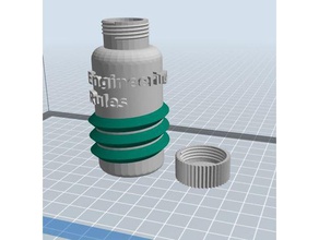 Energie Flasche-threads gadgets 3d print model - Mito3D