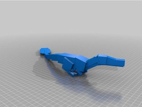 minecraft raptor toy & game accessories dinosaur isle 3d print model - Mito3D