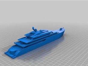 barco de crucero La impresión en 3d los barcos épica 3d print model - Mito3D