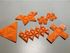 katlanabilir çokyüzlülere matematik 3 boyutlu katı aidan uyumlu mekanizma küp dodecahedron filaflex flex esnek filament eğilme menteşe foldy geometri altı elde leitch yaşam proje sanatı ninjaflex kaplarlar platonik kenar denir semiflex şekil tetrahedron topoloji oyuncak kaç çeşit PDA xyzaidan 3d print model - Mito3D