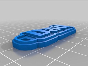 dad keychain keychains customized 3d print model - Mito3D