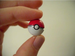 mini pokeball toys & games ball miniature pokemon 3d print model - Mito3D